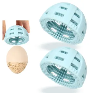 Amazon Hot New Releases Egg Cleaning Brush Silicone Egg Scrubber for Fresh Eggs Reusable Cleaning Tools for Washer