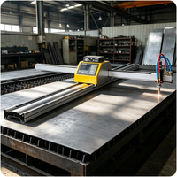Machine de découpe économique portable CNC plasma et flamme double usage, équipement de découpe de métal CNC léger pour le traitement en usine