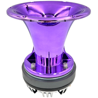 Haut-parleur professionnel MAX 600W avec finition chromée résistante aux UV, bobine vocale de 2 pouces, tweeter à compression en titane