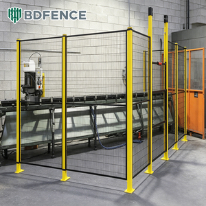 Recinzione di Sicurezza per Robot a Lunga Durata, in Acciaio Zincato, Facile da Installare, per Linee di Produzione, Protezione Perimetrale, Standard ISO, Basso Costo - Product Image 1