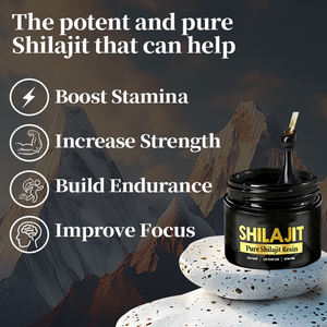 Résine de <span class=keywords><strong>Shilajit</strong></span> de l'Himalaya Énergétique de Qualité Or sous Marque Blanche OEM 100% Pure avec Acide Fulvique & Plus de 85 Minéraux Traces - Product Image 6