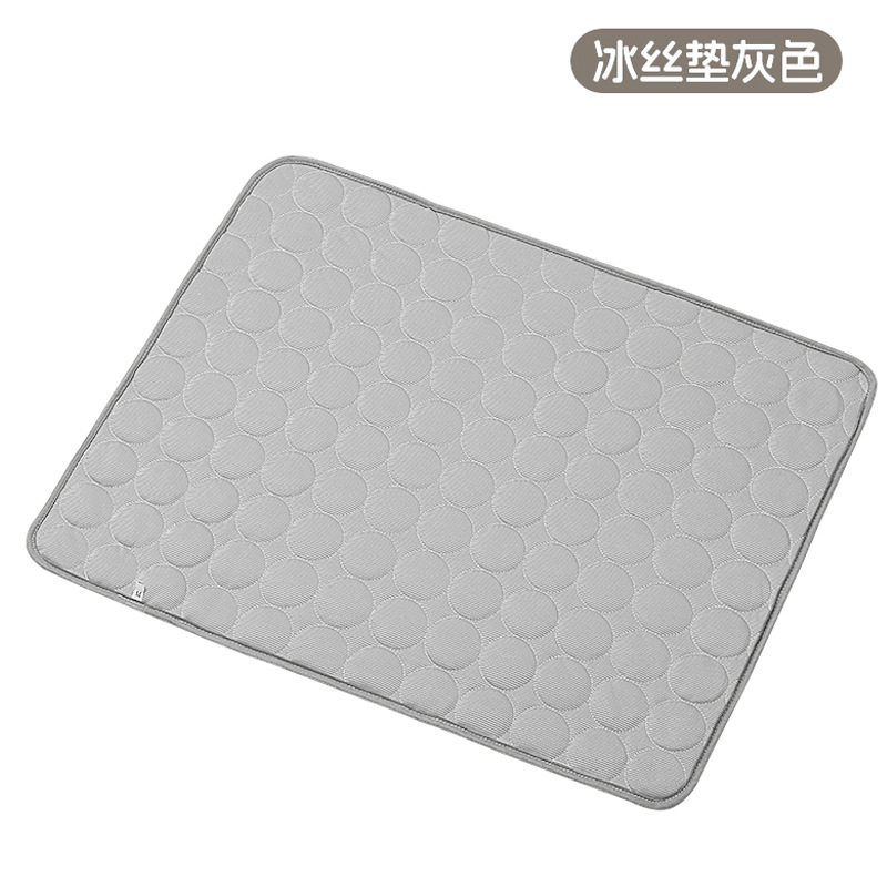 Coussin en soie glacée grise