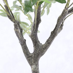 120CM-210CM High-quality Plastic Faux <b>Artificial</b> Olive Leaf <b>Tree</b> Home Decoration Birthday Pot for Interior Design - Product Image 5