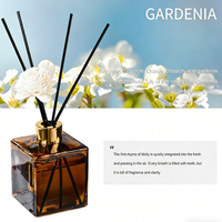 Grand diffuseur de parfum d'ambiance 200 ml avec bâtonnets, arôme longue durée, utilisé pour la purification de l'air et l'élimination des odeurs, désodorisant sans flamme