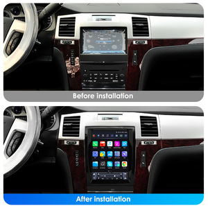 Carupez 9.7Inch Android Xe Stereo Cho Cadillac Escalade Sls 2007-2014 Dọc Tesla Phong Cách Navigation GPS DSP 1-Năm Bảo Hành - Product Image 3