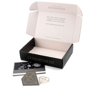 Barato logotipo personalizado corrugado camiseta de cartón calcetín hombres ropa interior envío cajas de embalaje - Product Image 4