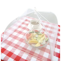 Couverture de nourriture respirante pliable réutilisable pour pique-niques, camping, cuisine, filet anti-mouches et anti-insectes, parapluie pop-up