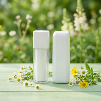 Flacon cosmétique sans air 30ml 50ml 100ml 5ml en plastique PP pour sérum de soin de la peau