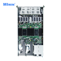 Server Barebone MIWIN Custom OEM ODM 1U 8bay dengan 2 CPU Sapphire Rapids, 32 Slot DDR5, 2 Slot PCIE 5.0 X16, dan Penyimpanan 8 Disk 1U