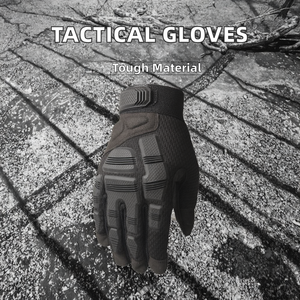Guantes Deportivos Tácticos para Exteriores, Protección Completa contra Impactos, Diseño Personalizado de Poliéster para Tiro, Entrenamiento, Trabajo de Campo, Unisex - Product Image 2