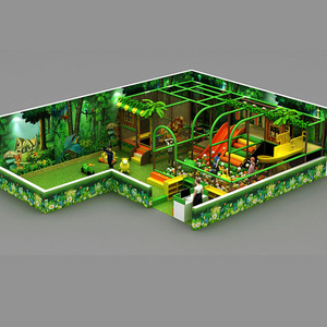 Thương mại Tùy chỉnh theo chủ đề trẻ em sân chơi trong nhà, thiết bị chơi mềm với đôi slide và hố bóng lớn cho trung tâm mua sắm - Product Image 3