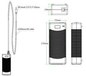 Factory Desktop DC52V/130W single output power <b>adapter</b>; Input voltage <b>AC</b> 90V~264V 47-63Hz with CCC, CE, FCC, RoHS certification - Product Image 4