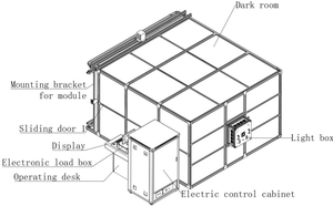 Máy kiểm tra đường cong IV mô phỏng ánh sáng mặt trời HOTOTECH độ chính xác cao IP65 A+A+A+<span class=keywords><strong>EL</strong></span> cho các mô-đun màng mỏng silicon tinh thể và CIGS - Product Image 6