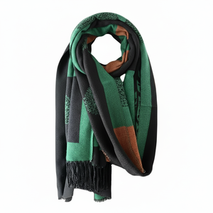 Chal de lana pura Natural de lujo súper cálido y suave de alta calidad para mujer, ropa de invierno para chales tradicionales, novedad de 2025 - Product Image 1