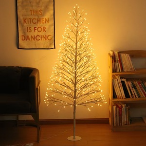 <span class=keywords><strong>Arbre</strong></span> de <span class=keywords><strong>bouleau</strong></span> <span class=keywords><strong>lumineux</strong></span> avec lumières <span class=keywords><strong>LED</strong></span> dorées chaudes pour la décoration de Noël en extérieur - Product Image 6