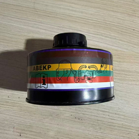 Cartucho de Filtro para Máscara de Gas Bofeite de Alta Calidad A2B2E2K2P3R, Rosca Canister, 40mm RD, Tipo Lavable, para Lucha Contra Incendios y Gases Tóxicos
