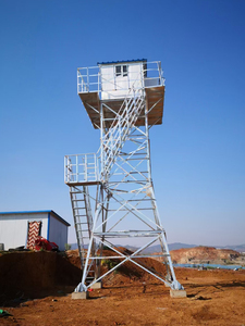 Torre de Observación Galvanizada para Medición del Viento en Praderas, Inspección y Vigilancia Forestal, Torre de Vigilancia de Incendios de Acero Angulado - Product Image 1