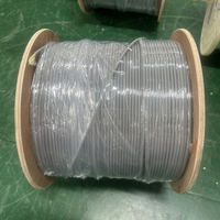 Câble à fibre optique mono 5,0 mm à double gaine, câble de dérivation interne 4,6 mm G657a2 pour les activités de livraison FTTH dans les bâtiments