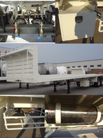Fabrik Direkt verkauf 2 Achsen ausziehbar 20ft 50ft 40ft Fracht träger Flach bett Sattel auflieger für Saudi-Arabien aus Stahl
