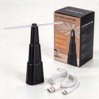 Ventilateur de table rechargeable, charge USB, lames souples pliables, silencieux, portable, anti-moustiques pour le camping, les voyages en plein air, les pique-niques