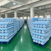 Tissu pour draps de lit tissés uni, 100% polyester teint, 85 GSM, largeur 240 cm, résistant au rétrécissement, pour la literie domestique et hôtelière, directement de l'usine, à prix abordable