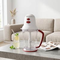 Hachoir Électrique Domestique 1,5 L Haute Efficacité 2 Vitesses pour Légumes et Viande avec Bol en Plastique – Appareil de Cuisine Puissant