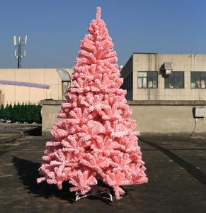150cm <strong>Xmas</strong> <strong>Tree</strong> Pink Color Party Home Decorations Outside Artifical Flocked INS Style <strong>Mini</strong> MOQ Fast Delivery Pink Christmas <strong>Tree</strong> - Product Image 5