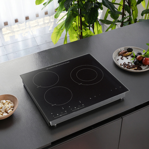 Table de cuisson encastrée en céramique avec 3 brûleurs à induction pour cuisines domestiques, appartements, hôtels - Product Image 1