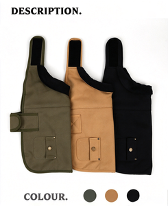 Manteau d'hiver chaud pour <span class=keywords><strong>chien</strong></span>, veste coupe-vent pour <span class=keywords><strong>chien</strong></span> avec poches, col réglable pour chiens <span class=keywords><strong>de</strong></span> taille moyenne à grande - Product Image 3