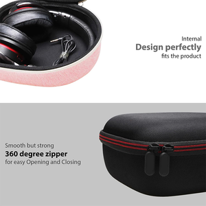 Étui rigide en EVA pour casque supra-auriculaire, antichoc et étanche, pour le rangement des câbles de casques sans fil à réduction de bruit, idéal pour les voyages et le transport quotidien - Product Image 4