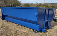 15 verges Roll On Roll Off Bin Container Roll Off Dumpster Bacs