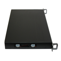 Casing Server MINI ITX 250mm Kedalaman 1U Aluminium untuk PC Industrial, Dapat Disesuaikan, Kualitas Pabrik Terjamin, Mendukung Flex PSU