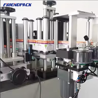 Machine de remplissage, de bouchage et d'étiquetage automatique de bureau Friendpack, machine de remplissage à pompe à piston pour cosmétiques et pâte de tomate