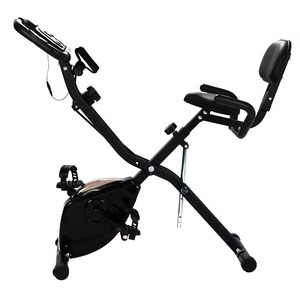 Bicicleta estática magnética <span class=keywords><strong>plegable</strong></span> para hacer ejercicio en el hogar, equipo de gimnasio para hacer ejercicio en el interior - Product Image 4