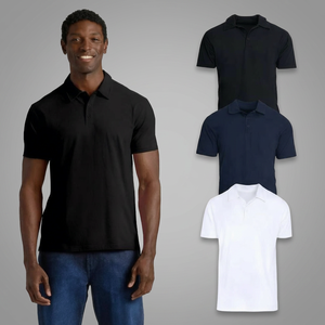 Camisa de algodón de punto clásica informal de manga corta para hombre, color borgoña real, talla XL, lavable a máquina, 180 g, detección de agujas - Product Image 4
