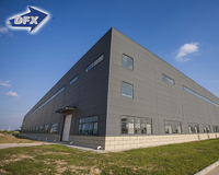 Qingdao Directeur Moderne Commercial Préfabriqué En Acier Atelier Bâtiments Hangars Garantie À Vie pour Entrepôt Construction Shandong