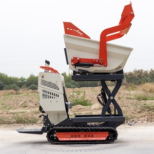 Minivolcadora de orugas autocargable a gasolina de 550 kg con bomba hidráulica y engranajes, ¡gran oferta! - Product Image 2