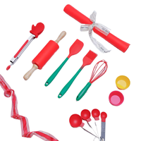 Neuerscheinung 16-teiliges Kinder-Backwerkzeug-Set Konditorei-Zubehör Backzubehör Tortendekorations-Set als Weihnachtsgeschenk