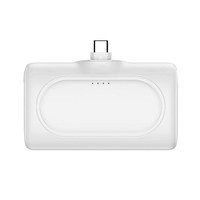 Mini chargeur de téléphone portable en forme de capsule 10000mAh, charge rapide 22.5W, portable, câble pliable intégré, type-C 15W/20W, cadeau personnalisé OEM