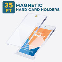Étui de présentation magnétique One-Touch Premium 35PT pour cartes de sport et TCG, protection UV pour cartes de jeu de collection