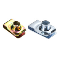 Q312 B Type Zinc-Plaqué U Type Clips avec Filetage M4 M5 M6 M8 M10 Reed Écrou Feuille Ressort Écrous pour Voiture Moto