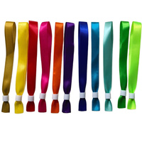 Bracelets en ruban polyester imprimés sur mesure, bracelet en tissu avec logo personnalisé par sublimation pour fête, concert, carnaval, cadeau promotionnel