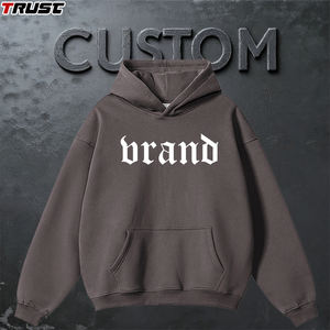 Felpe Oversize Unisex in Misto Cotone con Stampa Personalizzata e Design a Rilievo per Produttori di <span class=keywords><strong>Abbigliamento</strong></span> Maschile - Product Image 1