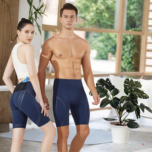 กางเกงขาสั้นรัดรูปผู้ชาย SK 2025 แห้งเร็ว ระบายอากาศดี ผ้าไนลอน/สแปนเด็กซ์ เอวสูง ยืดหยุ่น มีกระเป๋าซ่อน ทรงเข้ารูป สำหรับฤดูใบไม้ร่วง - Product Image 3