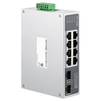Switch Industrial TP-LINK TL-SG2206R de Grado Industrial con 4 Puertos Eléctricos Gigabit y 2 Puertos Ópticos Gigabit, Red de Anillo ERPS