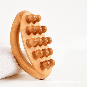 Lüks ev kullanımı Gua Sha refleksoloji vücut meridyen ve selülit kaldırma rahatlatıcı ürünler için masaj aleti ahşap fırçalar - Product Image 2