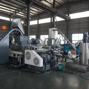 New LSHZ HFFR Masterbatch Black Carbon Kneader Two-Stage Granulating Extruder For Plastic Cable Processing
