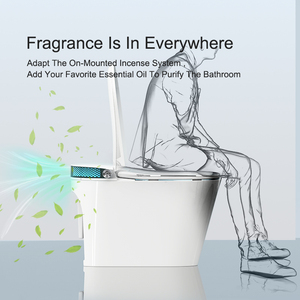 WC Intelligente in Ceramica a Pavimento con Certificazioni CUPC ETL CE, Toilette Automatica Monoblocco Smart - Product Image 5