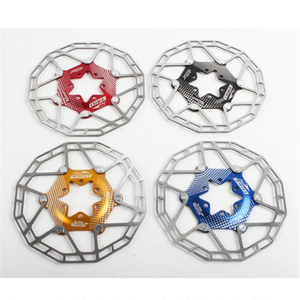 Cakram rem sepeda Mtb, Rotor rem cakram hidrolik mengambang ultra ringan 160mm 6 lubang untuk <span class=keywords><strong>Shimano</strong></span> - Product Image 2