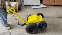 Machine à rouleaux gonflable professionnelle, compacte et facile à ranger, pour châteaux gonflables destinés à la location